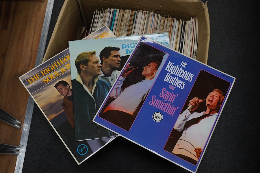 A hundred and ten LP record albums, including some soundtracks and compilations on the Sue (Island) label, artists include; Bobby Vee and the Crickets, Ritchie Valens Little Richard, Carl Perkins, Jerry Lee Lewis, Roy Or